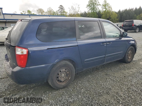 2006 Kia Sedona LX with VIN KNDMB233666045365, listed as a Copart auction lot 52853325 with 171,091 mi miles and Salvage Title. Bid and sale history available at carsss.com. Image 3.