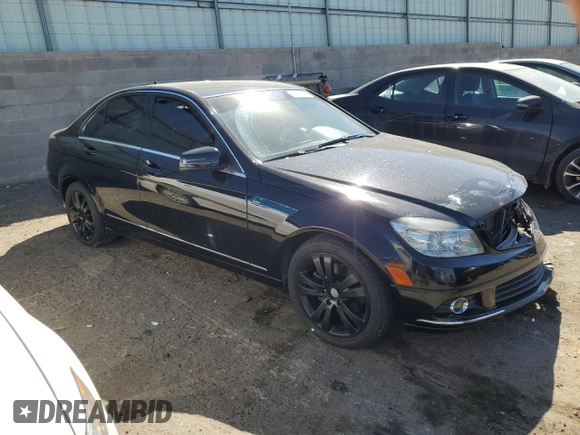 2011 Mercedes-Benz C with VIN WDDGF5EB3BA526033, listed as a Copart auction lot 46273215 with Not Provided miles and Salvage Title. Bid and sale history available at carsss.com. Image 4.