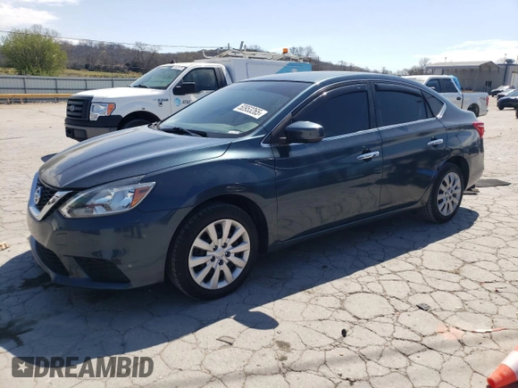 2016 Nissan Sentra S with VIN 3N1AB7AP2GY309135, listed as a Copart auction lot 50953265 with 58,392 mi miles and Salvage Title. Bid and sale history available at carsss.com. Image 1.