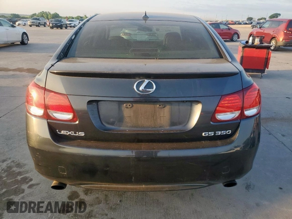 2007 Lexus GS 350 with VIN JTHBE96SX70025746, listed as a Copart auction lot 52693505 with 238,391 mi miles and Salvage Title. Bid and sale history available at carsss.com. Image 6.