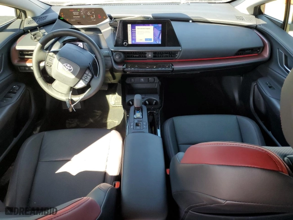 2024 Toyota Prius Prime SE with VIN JTDACACUXR3017688, listed as a Copart auction lot 47075165 with NaN miles and Salvage Title. Bid and sale history available at carsss.com. Image 8.