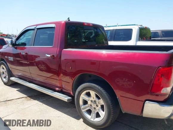 2018 Ram 1500 Lone Star Silver with VIN 1C6RR6LT7JS105492, listed as a IAAI auction lot 42005086 with 84,674 mi miles and . Bid and sale history available at DreamBid. Image 14.