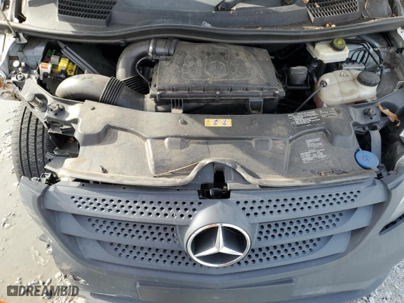 2016 Mercedes-Benz Metris Cargo Van with VIN WD3PG2EA1G3064168, listed as a Copart auction lot 84385604 with 0 mi miles and Salvage Title. Bid and sale history available at carsss.com. Image 12.