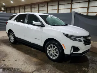 2022 Chevrolet Equinox LT with VIN 3GNAXKEV1NL141631, listed as a Copart auction lot 51709165 with 69,539 mi miles and Clean Title. Bid and sale history available at carsss.com. Image 4.