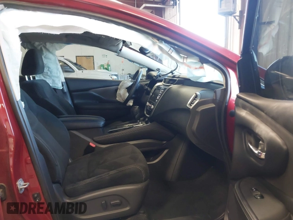 2019 Nissan Murano S with VIN 5N1AZ2MS4KN146467, listed as a IAAI auction lot 41957169 with 56,018 mi miles. Bid and sale history available at carsss.com. Image 5.