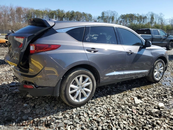 2019 Acura RDX with VIN 5J8TC2H34KL038509, listed as a Copart auction lot 49623315 with 23,648 mi miles and Salvage title. Bid and sale history available at DreamBid. Image 3.