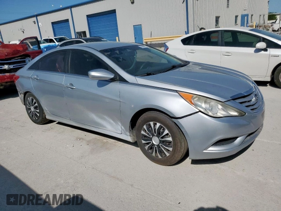 2012 Hyundai Sonata GLS with VIN 5NPEB4AC8CH378719, listed as a Copart auction lot 52988875 with 220,687 mi miles and Salvage Title. Bid and sale history available at carsss.com. Image 4.