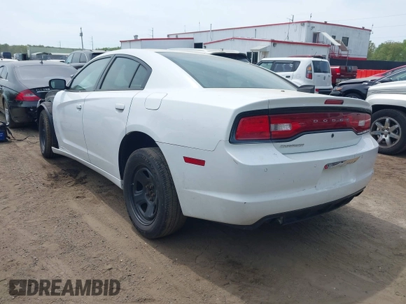 2014 Dodge Charger Police with VIN 2C3CDXAT8EH216267, listed as a IAAI auction lot 42104131 with 116,299 mi miles and . Bid and sale history available at DreamBid. Image 3.