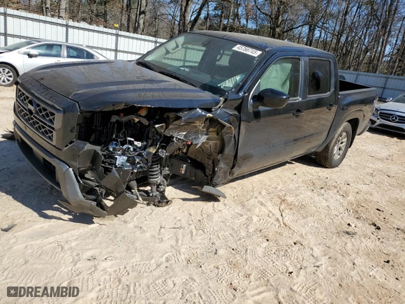 2024 Nissan Frontier SV with VIN 1N6ED1EJ7RN619225, listed as a Copart auction lot 45766745 with 17,890 mi miles and Salvage Title. Bid and sale history available at carsss.com. Image 1.