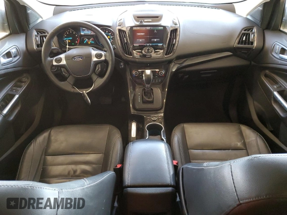 2014 Ford Escape Titanium with VIN 1FMCU0JX2EUD08165, listed as a Copart auction lot 89318205 with 134,721 mi miles and Salvage Title. Bid and sale history available at carsss.com. Image 8.