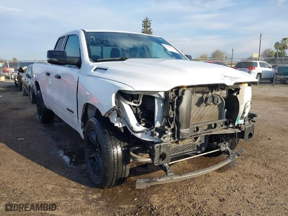 2023 Ram 1500 Lone Star with VIN 1C6RREBT8PN553095, listed as a IAAI auction lot 41647688 with 18,574 mi miles. Bid and sale history available at carsss.com. Image 1.