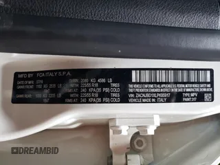 2020 Jeep Renegade Limited with VIN ZACNJBD1XLPK85917, listed as a Copart auction lot 47934555 with 61,049 mi miles and Salvage title. Bid and sale history available at DreamBid. Image 13.