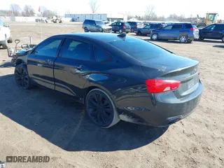 2015 Chevrolet Impala LTZ with VIN 2G1165S3XF9195104, listed as a IAAI auction lot 41807160 with 131,327 mi miles. Bid and sale history available at carsss.com. Image 3.
