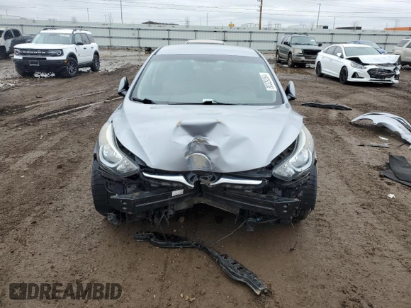 2015 Hyundai Elantra SE z VIN 5NPDH4AE1FH637664, wystawiony jako Copart lot #80329264 z przebiegiem 123 641 mil mil oraz Szkoda całkowita • Salvage title. Historia ofert i sprzedaży dostępna na DreamBid. Obrazek 5.