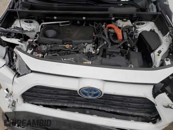 2021 Toyota RAV4 Hybrid XLE with VIN 2T3RWRFV7MW114611, listed as a Copart auction lot 48426295 with 76,436 mi miles and Salvage Title. Bid and sale history available at carsss.com. Image 11.