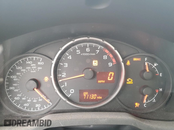 2015 Subaru BRZ Premium with VIN JF1ZCAB10F9606192, listed as a Copart auction lot 81535784 with 71,130 mi miles and Salvage title. Bid and sale history available at DreamBid. Image 9.