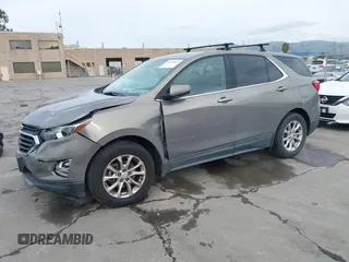 2018 Chevrolet Equinox LT with VIN 3GNAXJEV8JS567150, listed as a IAAI auction lot 41735853 with 156,078 mi miles and . Bid and sale history available at carsss.com. Image 2.