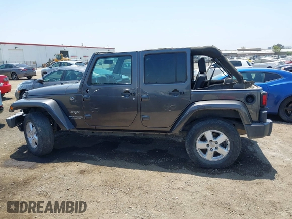 2016 Jeep Wrangler Unlimited Sahara with VIN 1C4HJWEG2GL273507, listed as a IAAI auction lot 39855004 with 87,011 mi miles and . Bid and sale history available at DreamBid. Image 14.