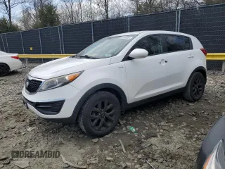 2015 Kia Sportage LX with VIN KNDPBCACXF7682520, listed as a Copart auction lot 51099855 with 202,655 mi miles and Salvage Title. Bid and sale history available at carsss.com. Image 1.