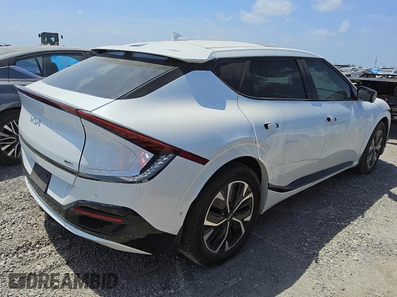 2023 Kia EV6 GT-Line with VIN KNDC44LA4P5101245, listed as a Copart auction lot 52510335 with 7,415 mi miles and Clean Title. Bid and sale history available at DreamBid. Image 3.