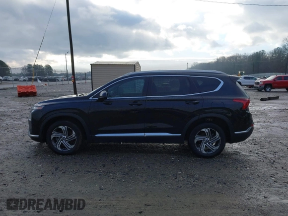 2021 Hyundai Santa Fe SEL with VIN 5NMS24AJ0MH357850, listed as a IAAI auction lot 41207381 with 123,584 mi miles. Bid and sale history available at carsss.com. Image 14.