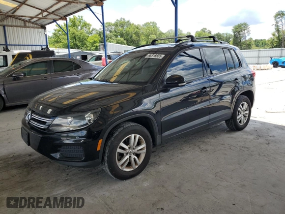 2016 Volkswagen Tiguan R-Line with VIN WVGAV7AX2GW580915, listed as a Copart auction lot 66318655 with 135,560 mi miles and Clean title. Bid and sale history available at DreamBid. Image 1.
