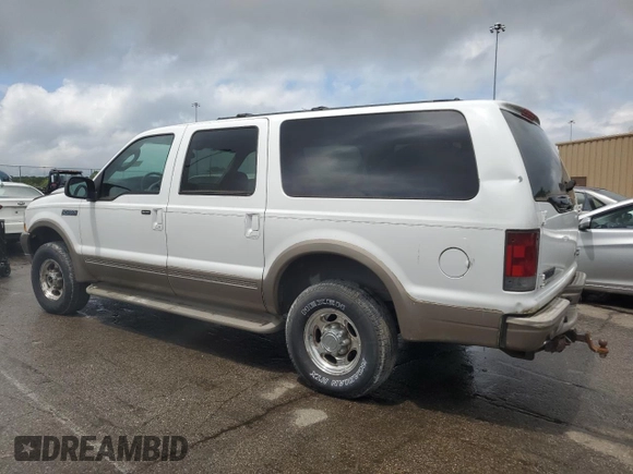 2003 Ford Excursion Eddie Bauer z VIN 1FMNU45S33ED05927, wystawiony jako Copart lot #65446335 z przebiegiem 149 989 mil mil oraz Czysty tytuł • Clean title. Historia ofert i sprzedaży dostępna na DreamBid. Obrazek 2.