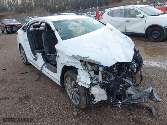 2015 Hyundai Sonata 2.4L Limited with VIN 5NPE34AF0FH154954, listed as a IAAI auction lot 41740057 with 1 mi miles. Bid and sale history available at carsss.com. Image 1.