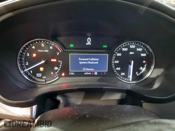 2021 Cadillac XT4 AWD Luxury with VIN 1GYFZBR43MF000539, listed as a Copart auction lot 41786565 with 69,543 mi miles and Salvage Title. Bid and sale history available at carsss.com. Image 9.