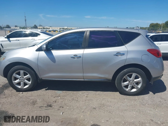 2009 Nissan Murano SL with VIN JN8AZ18U09W101917, listed as a IAAI auction lot 41856099 with 194,809 mi miles. Bid and sale history available at carsss.com. Image 14.