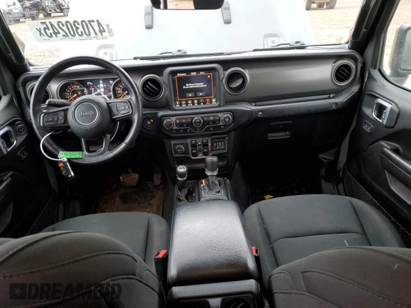 2022 Jeep Gladiator Willys with VIN 1C6HJTAG4NL139090, listed as a Copart auction lot 47030245 with 60,204 mi miles and Salvage title. Bid and sale history available at DreamBid. Image 8.