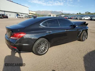 2019 Genesis G70 2.0T Advanced with VIN KMTG64LA9KU035240, listed as a Copart auction lot 70069044 with 0 mi miles and Salvage Title. Bid and sale history available at carsss.com. Image 3.