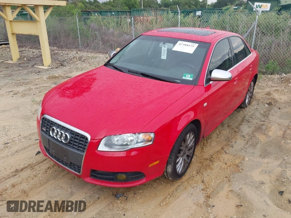2008 Audi A4 2.0T z VIN WAUDF78E28A164524, wystawiony jako IAAI lot #42388121 z przebiegiem 98 525 mil mil oraz . Historia ofert i sprzedaży dostępna na DreamBid. Obrazek 2.