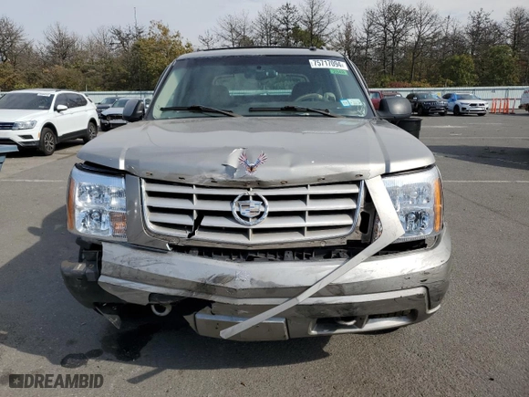 2002 Cadillac Escalade EXT with VIN 3GYEK63N12G330491, listed as a Copart auction lot 75717094 with 289,857 mi miles and Salvage Title. Bid and sale history available at carsss.com. Image 5.