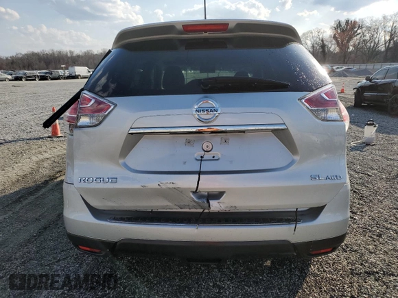 2016 Nissan Rogue SL with VIN 5N1AT2MV7GC834218, listed as a Copart auction lot 49042085 with 72,280 mi miles and Salvage Title. Bid and sale history available at DreamBid. Image 6.