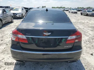 2013 Hyundai Genesis 3.8L with VIN KMHGC4DDXDU248177, listed as a Copart auction lot 54860285 with 79,629 mi miles and Salvage title. Bid and sale history available at DreamBid. Image 6.