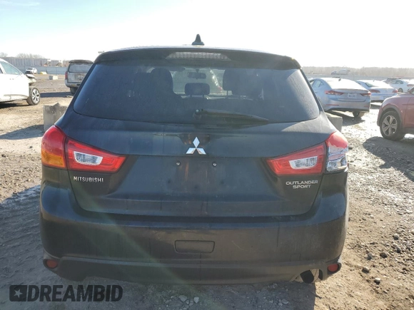 2017 Mitsubishi Outlander Sport ES 2.0 with VIN JA4AR3AU9HZ003851, listed as a Copart auction lot 46652185 with 80,775 mi miles and Salvage Title. Bid and sale history available at carsss.com. Image 6.