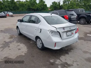 2024 Mitsubishi Mirage ES with VIN ML32FUFJ9RHF09183, listed as a IAAI auction lot 42383723 with 480 mi miles and . Bid and sale history available at DreamBid. Image 3.