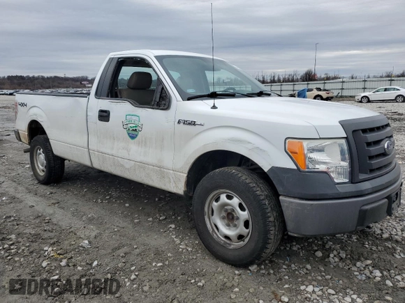 2010 Ford F-150 XL with VIN 1FTMF1EW9AKB83536, listed as a Copart auction lot 44508735 with 140,648 mi miles and Salvage title. Bid and sale history available at DreamBid. Image 4.