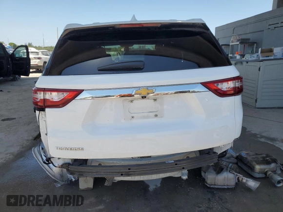 2021 Chevrolet Traverse LS with VIN 1GNERFKW4MJ245472, listed as a Copart auction lot 54185935 with 101,279 mi miles and Non repairable. Bid and sale history available at DreamBid. Image 6.