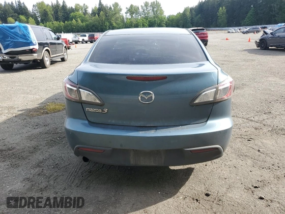 2011 Mazda 3 i Touring with VIN JM1BL1VG0B1451020, listed as a Copart auction lot 55887435 with Not Provided miles and Salvage Title. Bid and sale history available at DreamBid. Image 6.