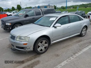 2004 Audi A8 L with VIN WAUML44E64N017817, listed as a IAAI auction lot 42174870 with 1 mi miles. Bid and sale history available at carsss.com. Image 2.