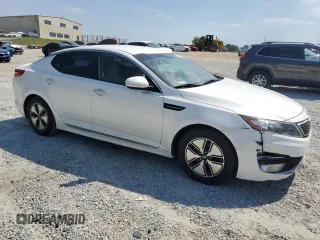 2012 Kia Optima Hybrid with VIN KNAGM4AD2C5024204, listed as a Copart auction lot 51209595 with 165,222 mi miles and Clean Title. Bid and sale history available at carsss.com. Image 4.
