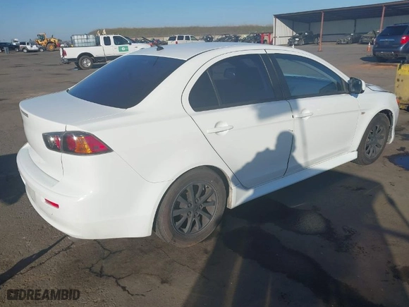 2012 Mitsubishi Lancer ES with VIN JA32U2FU2CU016974, listed as a IAAI auction lot 41443653 with 82167 miles. Bid and sale history available at carsss.com. Image 4.