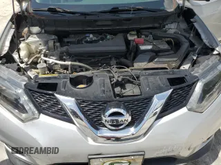 2015 Nissan Rogue S with VIN KNMAT2MT4FP553360, listed as a Copart auction lot 64629834 with 107,423 mi miles and Salvage Title. Bid and sale history available at carsss.com. Image 12.