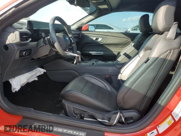 2024 Ford Mustang GT Premium с VIN 1FAGP8FF0R5119676, выставлен на аукционе Copart как лот 80442334 с пробегом 10 094 миль миль и Списание • Salvage title. История ставок и продаж доступна на DreamBid. Изображение 7.
