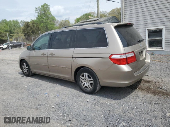 2007 Honda Odyssey EX-L with VIN 5FNRL38777B407777, listed as a Copart auction lot 54193005 with 170,470 mi miles and Salvage Title. Bid and sale history available at carsss.com. Image 2.