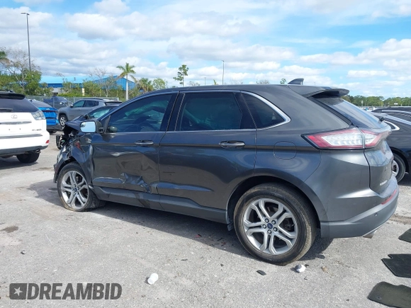 2016 Ford Edge Titanium with VIN 2FMPK3K87GBB22551, listed as a IAAI auction lot 41046840 with 98,349 mi miles. Bid and sale history available at carsss.com. Image 14.