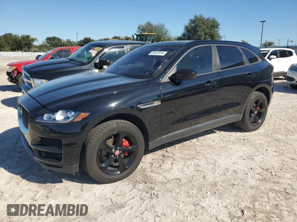 2017 Jaguar F-Pace 20d Premium with VIN SADCJ2BNXHA091982, listed as a Copart auction lot 87441914 with 117,295 mi miles and Clean Title. Bid and sale history available at DreamBid. Image 1.