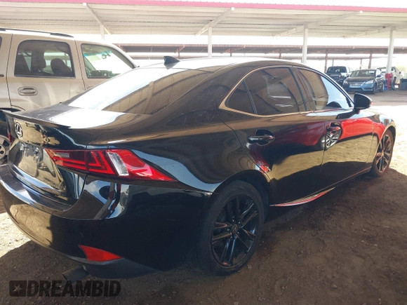 2015 Lexus IS 250 with VIN JTHCF1D26F5016808, listed as a IAAI auction lot 41530079 with 117,936 mi miles and . Bid and sale history available at DreamBid. Image 4.